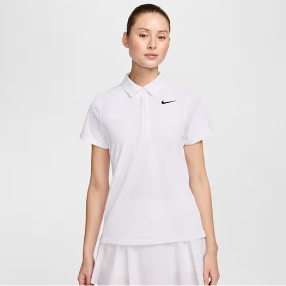 Nike Dri-FIT White Polo